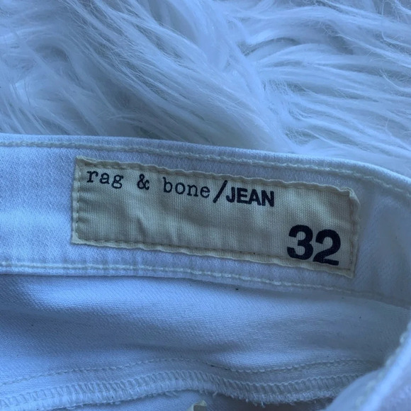 NWOT Rag & Bone Tomboy Skinny Stretch Jeans White Casual Denim Women’s 32 - Picture 7 of 11